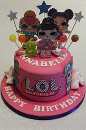 lol surprise doll birthday cake